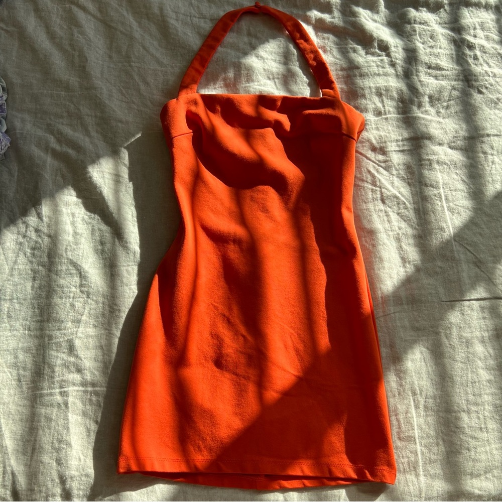 Superdown Orange Halley Dress View 2